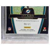 Lot of 2 Football Cards Featuring Ito Smith First Impressions Rookie Auto and Jay Ajayi Panini Select Auto Numbered 8/35