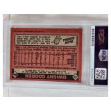 Dwight Gooden 1986 Topps Auto and Personalized #250 PSA Authenticated  - New York Mets Baseball Card - "I Struck Those Mother F**kers Out"