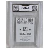 Giannis Antetokounmpo 2014 Panini Stickers #121 Foil GMA Graded 10 - Milwaukee Bucks Basketball Card