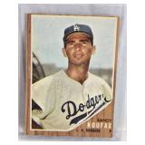 Sandy Koufax 1962 Topps #5 - Los Angeles Dodgers Vintage Baseball Card