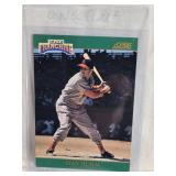 Lot of 2 Score Franchise Players Baseball Cards One with  Stan Musial, Mickey Mantle, and Carl Yastrzemski - The Other is Musial