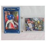 Lot of 2 Jose Canseco Baseball Cards 1998 Skybox and 1995 Topps Ring Leaders