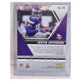 Justin Jefferson Rookie 2020 Panini Mosaic NFL Debut #270 - Minnesota Vikings Football Card