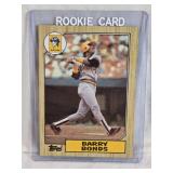 Barry Bonds Rookie 1987 Topps #320 - Pittsburgh Pirates Baseball Card