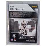 Lot of 3 Henry Ruggs III Football Cards Featuring Rookie and Press Proof Editions One Numbered 23/45