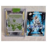 Lot of 2 Blake Lizotte Rookie Hockey Cards 2019-20 Upper Deck the Cup 1/1 and Upper Deck SPx 200/299