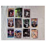 Lot of 11 Basketball Cards Featuring LeBron James, Michael Jordan, Stephen Curry, and Kevin Durant