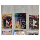 Lot of 11 Basketball Cards Featuring LeBron James, Michael Jordan, Stephen Curry, and Kevin Durant