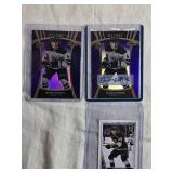 Lot of 3 Blake Lizotte Hockey Cards with Upper Deck Allure Rookie, Auto, and Purple Diamond 01/10