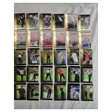 Set of 30 Tiger Woods Golf Cards from 2001 Upper Deck Rookie Set