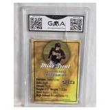 Mike Trout Rookie 2012 Rookie Phenoms Custom #NNO Rookie Gold Graded GMA 10- Salt Lake Bees Baseball Card