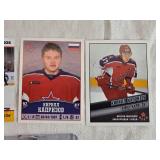 Lot of 5 Kirill Kaprizov Hockey Cards Featuring Fonbet All-Star Week 2020 and 1st Hat Trick Card.