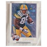 8" Plastic Case of Various Brand NFL Football Cards Including from 2008 Upper Deck Football Heroes, Fleer Ultra 