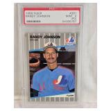 Randy Johnson 1989 Fleer #381 PSA Graded 9 - Montreal Expos Baseball Card