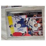 Lot of 5 Hockey Cards Featuring John Klingberg, Teuvo Teravainen, Victor Hedman, Brock Boeser, and John Moore. 2020-21 Upper Deck Series 1 Hockey Cards.