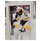 Lot of 5 Hockey Cards Featuring John Klingberg, Teuvo Teravainen, Victor Hedman, Brock Boeser, and John Moore. 2020-21 Upper Deck Series 1 Hockey Cards.