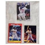 Lot of 3 Baseball Cards Featuring Kirby Puckett and Chuck Knoblauch with Fleer and Score Brands