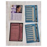 Lot of 4 Nolan Ryan Baseball Cards Including Texas Rangers and Houston Astros