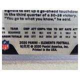 Lot of 2 Russell Wilson Football Cards Including 2020 Panini Elements and Zenith Artist Proof