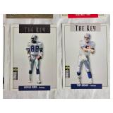 Lot of 11 Football Cards Featuring Brett Favre, Steve Young, Deion Sanders, Jerry Rice, and Barry Sanders