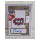 Ryan Poehling Rookie 2019-20 Upper Deck Black Diamond Team Logo Jumbos Auto #RTL-RP Numbered 14/99 - Montreal Canadiens Hockey Card