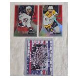 Lot of 3 Hockey Cards Featuring Colin Blackwell, Vladislav Gavrikov, and 2021 WJC Champions USA Team