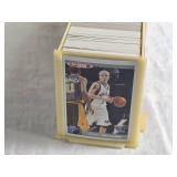 13 1/2" Plastic Case Basketball Cards with Various Years and Brands Such as Upper Deck 89-90, Fleer 
