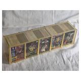 13 1/2" Plastic Case Basketball Cards with Various Years and Brands Such as Upper Deck 89-90, Fleer 