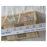 13 1/2" Plastic Case Basketball Cards with Various Years and Brands Such as Upper Deck 89-90, Fleer 