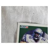 Box of Football Cards Various Brands and Years including sets like Fleer 
