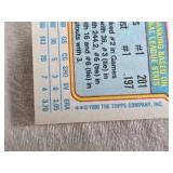 Box of Baseball Cards with Various Years and Brands including Donruss 