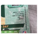 Box of NBA Basketball Cards from Various Brands and Years including Fleer 