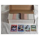 Box of 4 Baseball Cards Featuring Various Brands and Years Donruss 91, Donruss 90, Fleer Excel 93-94, Topps - Uncounted Unsearched