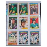 Huge Binder of Jose Canseco Baseball Cards Includes various sets and designs featuring Jose Canseco cards may include special features such as Rookie cards, All-Star editions, and holographic designs.