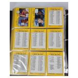 Large Binder of 1991 Fleer Baseball Cards Featuring Players Like Jose Canseco, Dave Henderson, and Orel Hershiser