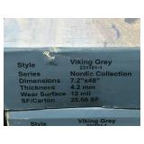 NORDIC COLLECTION Lot of 16 Boxes of- Viking Grey 12 MIL Vinyl Plank | 28.68 SF/Box (Total of 458.88 Sq. Ft.) Great for Rooms up to 400 Sq. Ft.