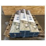 NORDIC COLLECTION Lot of 10 Boxes of-  Glacier Grey Vinyl Plank | 28.68 SF/Box (Total of 286.8 Sq. Ft.) Great for Rooms up to 250 sq. ft.