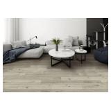 NORDIC COLLECTION Lot of 10 Boxes of-  Glacier Grey Vinyl Plank | 28.68 SF/Box (Total of 286.8 Sq. Ft.) Great for Rooms up to 250 sq. ft.