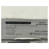 Lot of 12 Boxes of- DE-0107 Rigid Core Vinyl Plank Flooring (Total of 283.92 Sq. Ft.) Great for Rooms up to 255 sq. ft.
