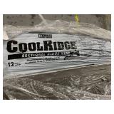 Tamko - Lot of 10 - CoolRidge 14 in. x 4 ft. Black Polypropylene Sectional Ridge Vent with Internal Filter