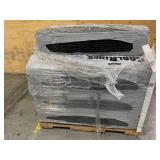 Tamko - Lot of 10 - CoolRidge 14 in. x 4 ft. Black Polypropylene Sectional Ridge Vent with Internal Filter