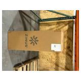 Green Tea Fresca Twin Medium Smooth Top 8 Inch Memory Foam Mattress, Made in USA