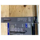Commercial Electric 6 ft. 12-Outlet Black Surge Protector with USB (lot of 2)