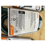 2 ft. 14/3 Light Duty Indoor/Outdoor Extension Cord with Multiple Outlet Triple Tap End, Green (lot of 4)