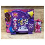 Barbie color reveal and Barbie accessories