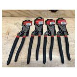 10" Groove Joint Pliers with Coated Grips (lot of 4)