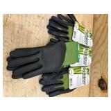 Bellingham Bamboo Gardener Unisex Palm-dipped Gardening Gloves Green S (lot of 4)