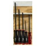 Lot of 5 ball end screwdriver