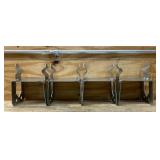 Simpson Strong-Tie ZMax 5.25 in. H X 5.5 in. W 12 Ga. Galvanized Steel Post Base lot of 4
