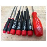 Various sized Wiha tools (lot of 7)